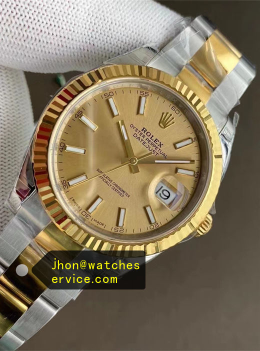 Two-Tone Oyster Bracelet Super Clone 41 Datejust 126333