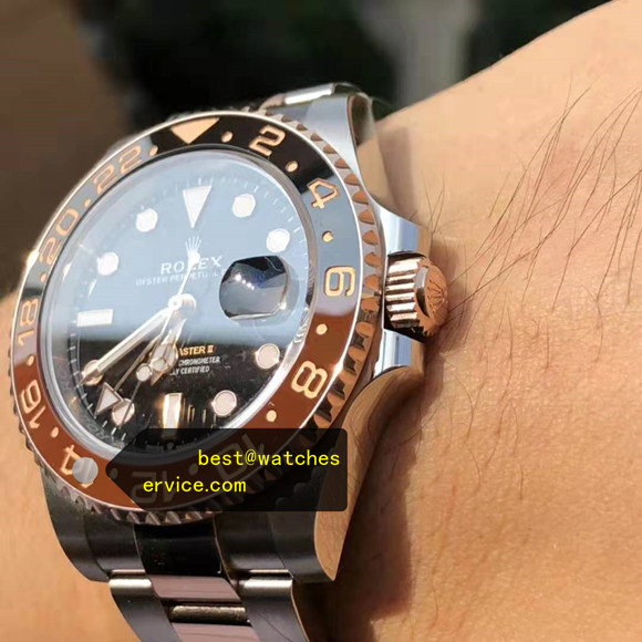 Two-Tone Rolex Rootbeer Super Clone GMT-Master 126711CHNR