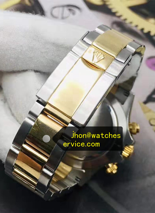 Bracelet Two-Tone Gold with Stainless Steel