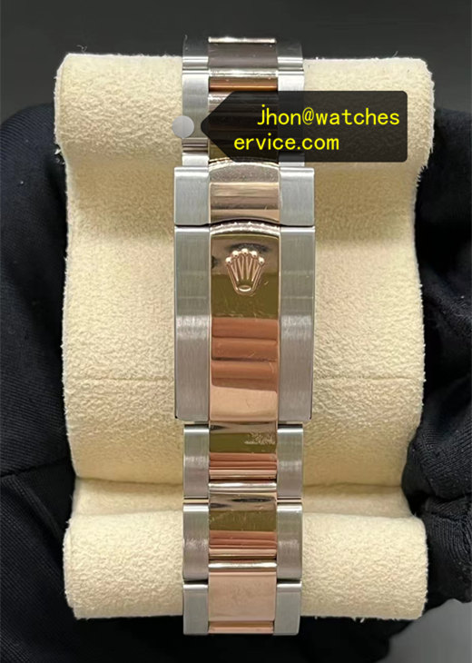 Rose-Gold Steel Two-Tone Oyster Bracelet