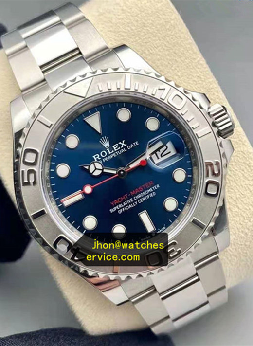 Blue Dial Oystersteel Super Clone 40 Yacht-Master 126622