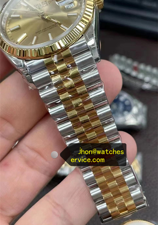 36 Champagne Index Dial Two Tone Super Clone Datejust 126233