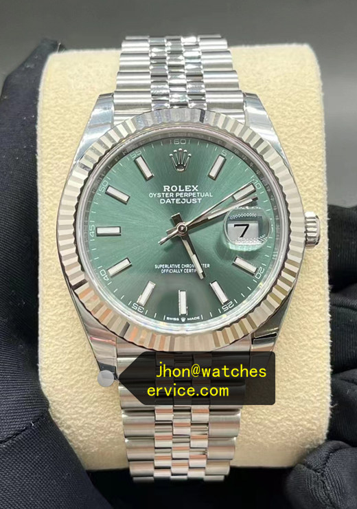 Mint Green Dial Jubilee Bracelet Super Clone 41 Datejust 126334
