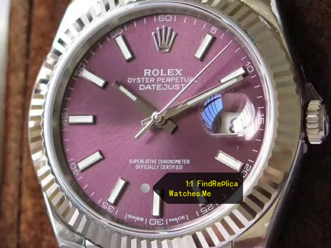 Purple Dial Jubilee Bracelet Super Clone 41 Datejust 126334
