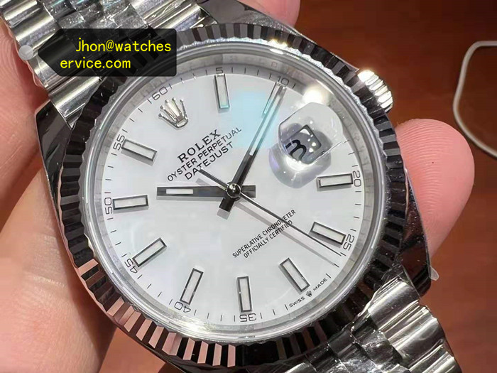 White Dial Jubilee Bracelet Super Clone 41 Datejust 126334
