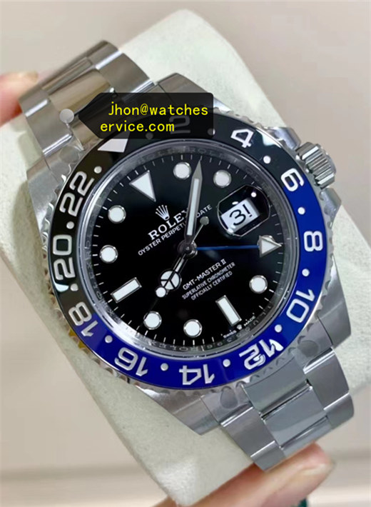 Batman Super Clone Oyster Bracelet Rolex GMT 126710BLNR