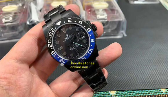 Black Steel Oyster Bracelet Batman 1:1 Clone GMT-Master 