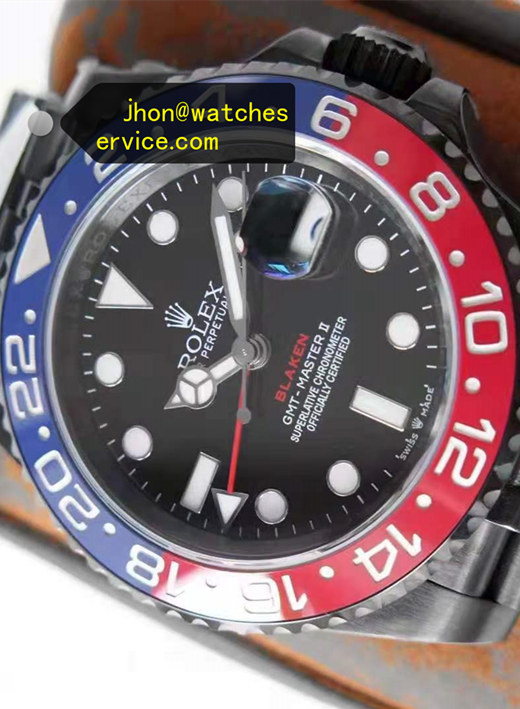 Black Steel 1:1 Clone Pepsi Jubilee Bracelet GMT-Master