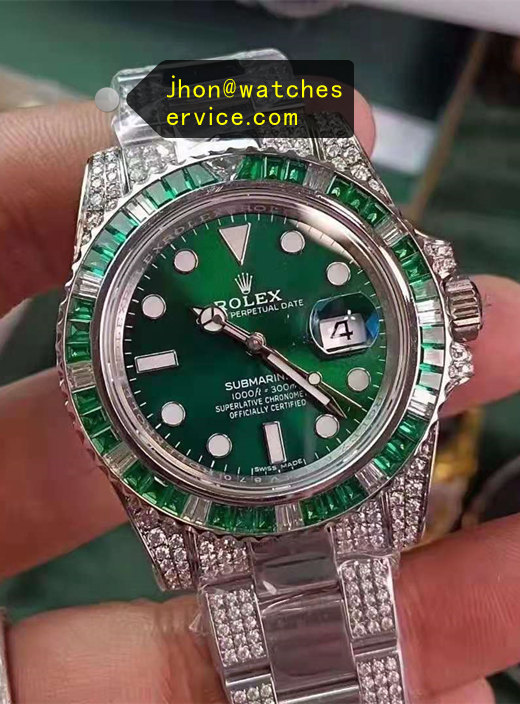 Rolex Hulk Diamonds 1:1 Clone Date Submariner